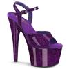 Pleaser - ADORE709GP Sandale à bride à la cheville - Violet Product image